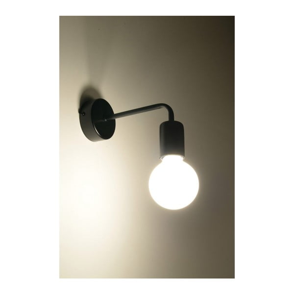 Melna sienas lampa Sollux Donato-image-3