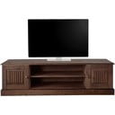 Brūns priedes masīvkoka TV galdiņš 45x40 cm Mille – Støraa