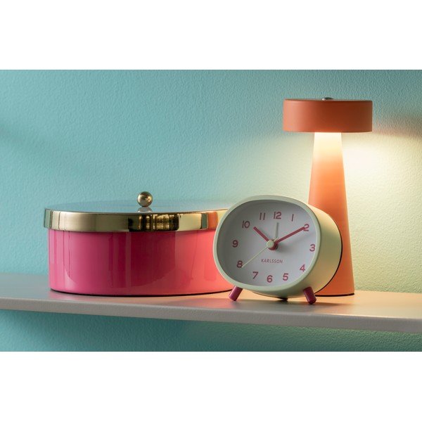 Rozā dekoratīva metāla uzglabāšanas kaste ø 16x6 cm Double Funky – PT LIVING-image-4