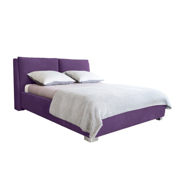 Violeta divguļamā gulta Mazzini Beds Vicky, 140 x 200 cm