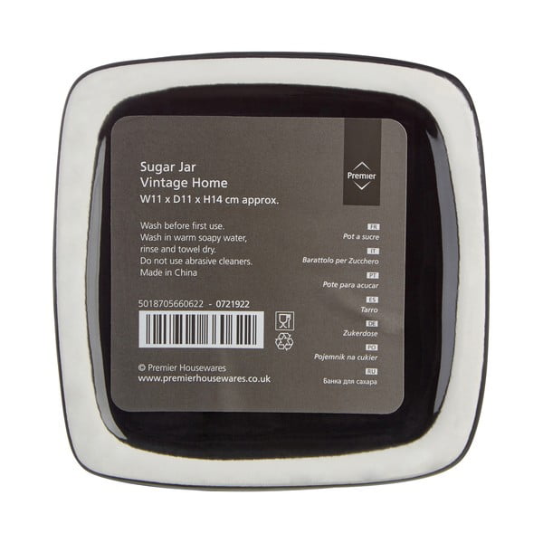 Keramikas konteiners cukuram – Premier Housewares-image-3