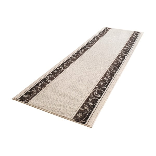 Brūns/bēšs celiņa paklājs 80x350 cm Plant – Hanse Home-image-2
