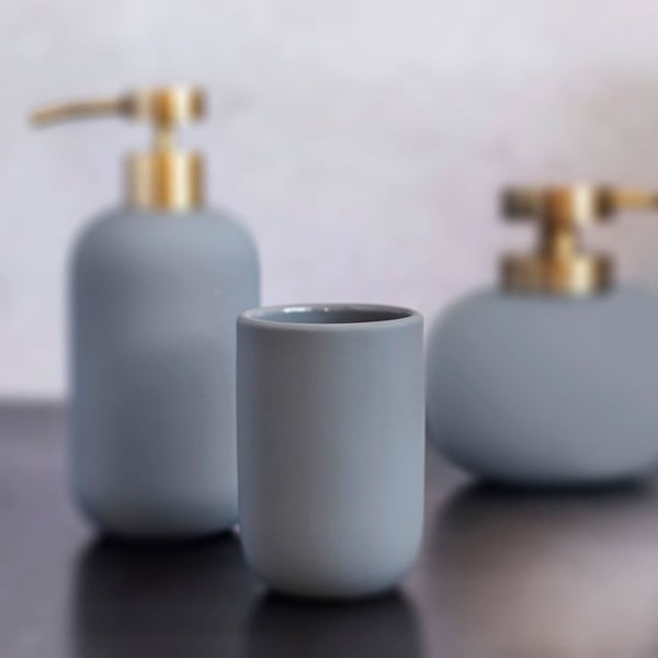 Zaļš keramikas trauks zobu birstei Lotus – Mette Ditmer Denmark-image-1