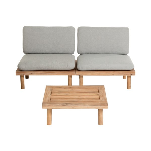 Pelēks dārza mēbeļu komplekts Kave Home Viridis-image-2