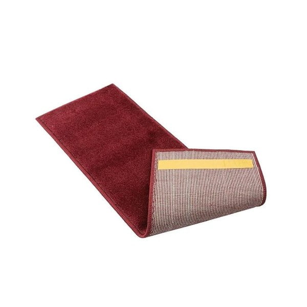 Sarkani kāpņu paklāji (13 gab.) 22x73 cm Pure Red – Mila Home