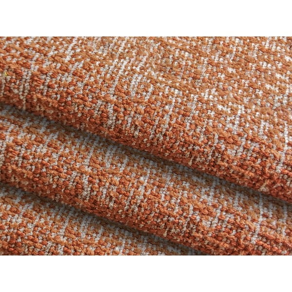 Oranža/brūna modulārā dīvāna daļa (ar kreiso stūri) Ailani – Makamii-image-1