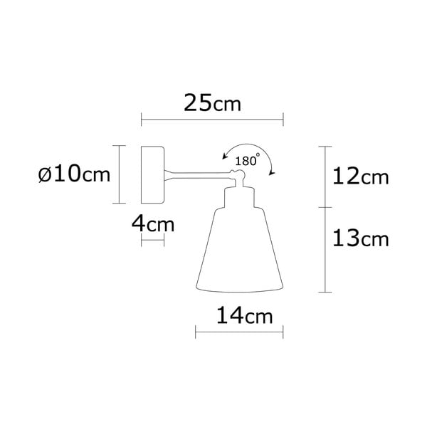 Tirkīzzila/dabīga toņa sienas lampa ø 14 cm Manavgat – Opviq lights-image-3