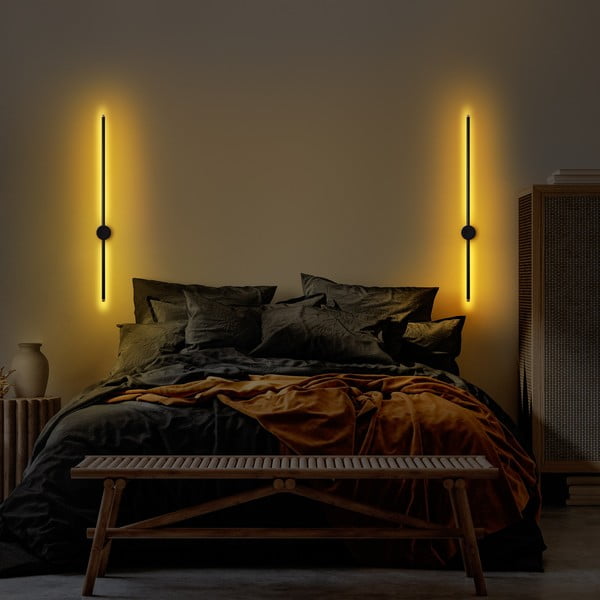 Melna LED sienas lampa Sword – Opviq lights-image-4