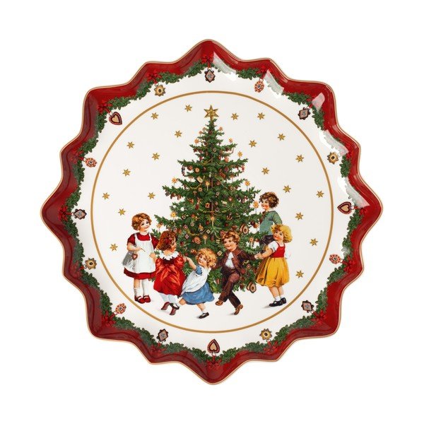 Porcelāna šķīvis ar Ziemassvētku motīvu Villeroy & Boch, ø 39 cm