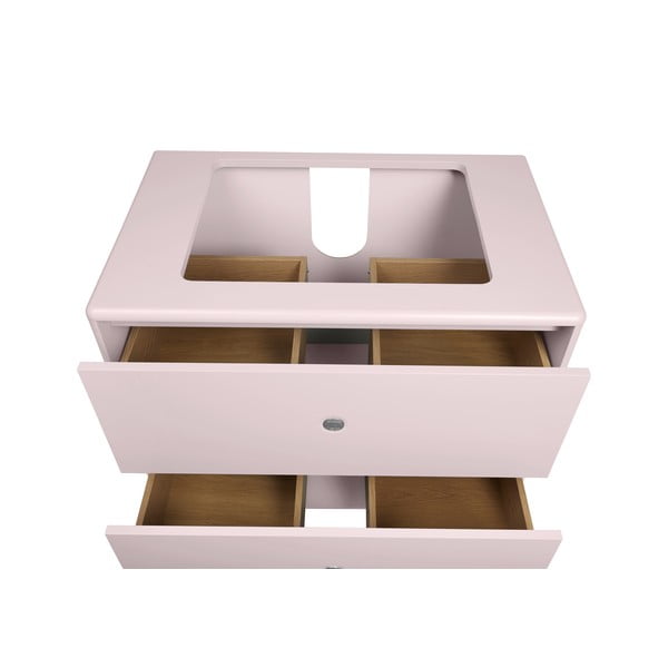 Rozā piekarams skapītis ar izlietni un bez jaucējkrāna 80x62 cm Color Bath – Tom Tailor-image-3