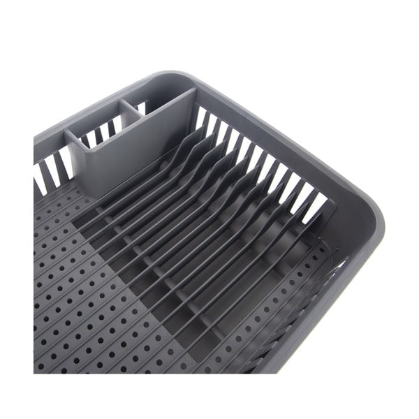 Pelēks plastmasas trauku žāvētājs – Orion-image-2