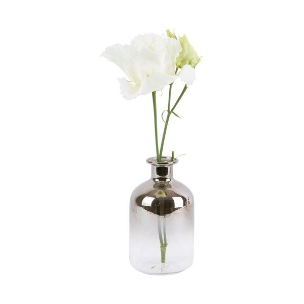 Stikla mazā vāze PT LIVING Silver Tube, augstums 10 cm-image-1