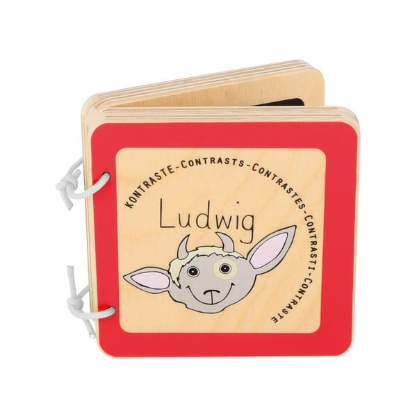 Bērnu koka grāmata Legler Ludwig the Billy Goat