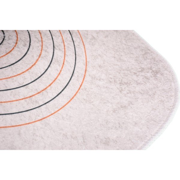 Krēmkrāsas mazgājams paklājs 80x120 cm Oval – Vitaus-image-2