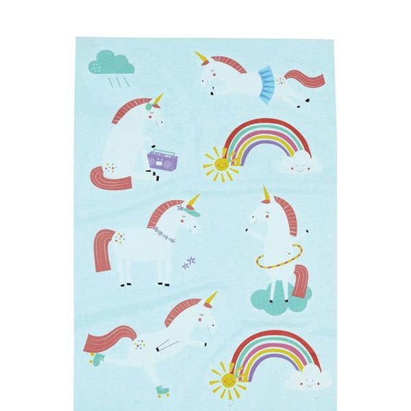 2 lokšņu komplekts ar pagaidu tetovējumiem Rex London Magical Unicorn-image-2