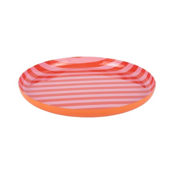 Oranžs/gaiši rozā dzelzs šķīvis ø 22 cm Animado – PT LIVING