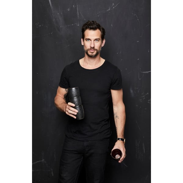 Melnas keramikas krūzes (4 gab.) latte kafijai 270 ml Gastro Black/Mix – Bitz-image-1