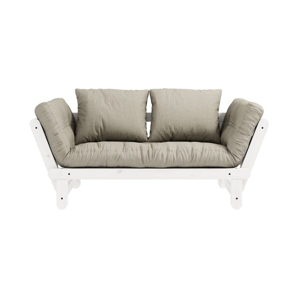 Izvelkamais dīvāns Karup Design Beat White/Linen Beige