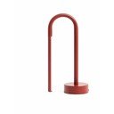 Sarkana metāla LED galda lampa (augstums 30 cm) Bow – Kave Home