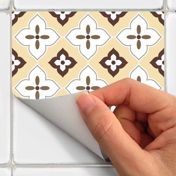 Sienas uzlīmju komplekts (24 gab.) Ambiance Kenjito, 15 x 15 cm-image-2