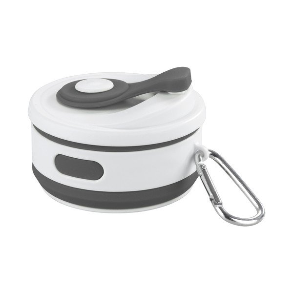 Balta/pelēka ceļojumu krūze 0.35 l – Maximex-image-3