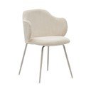 Bēši polsterēti ēdamistabas krēsli (2 gab.) Yunia – Kave Home