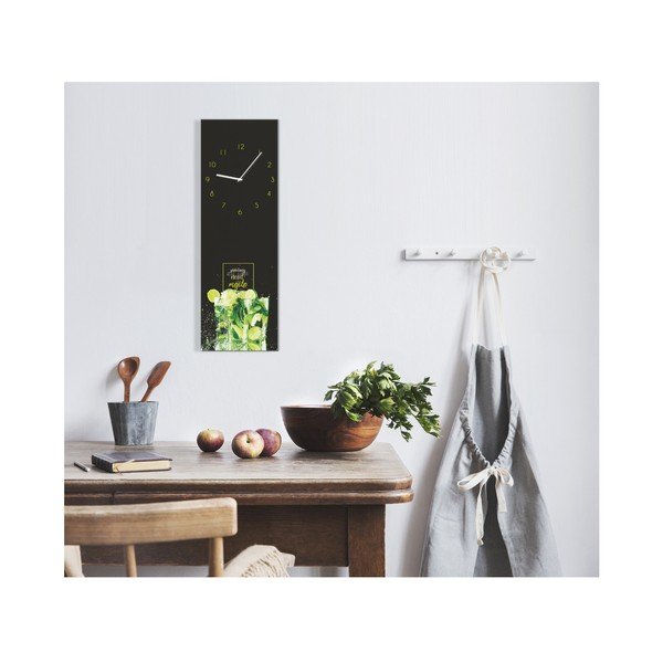 Sienas pulkstenis Styler Glassclock Mojito, 20 x 60 cm-image-1