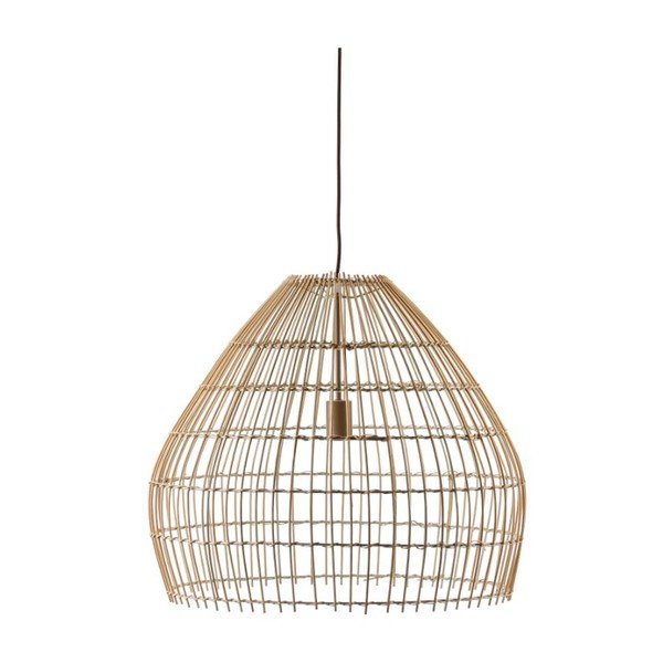 Piekaramā lampa ar bambusa abažūru Tierra Bella Le Lue, ø 60 cm