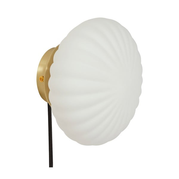 Balta sienas lampa Kumu – Hübsch-image-2