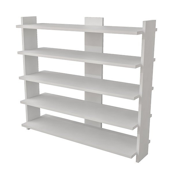 Balts apavu plaukts Vesa – Gauge Concept