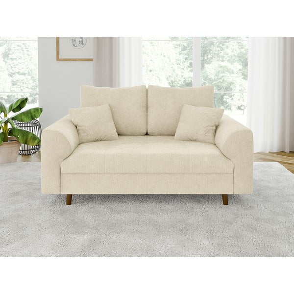 Bēšs dīvāns 150 cm Ariella – Ropez-image-1