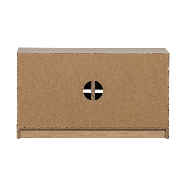 Dabīga toņa modulārais TV galdiņš ar ozolkoka imitāciju 77x44 cm Modulair – vtwonen-image-4