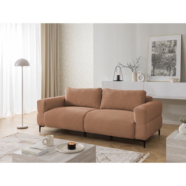 Terakotas oranžs dīvāns 217 cm Helio – Ropez-image-2