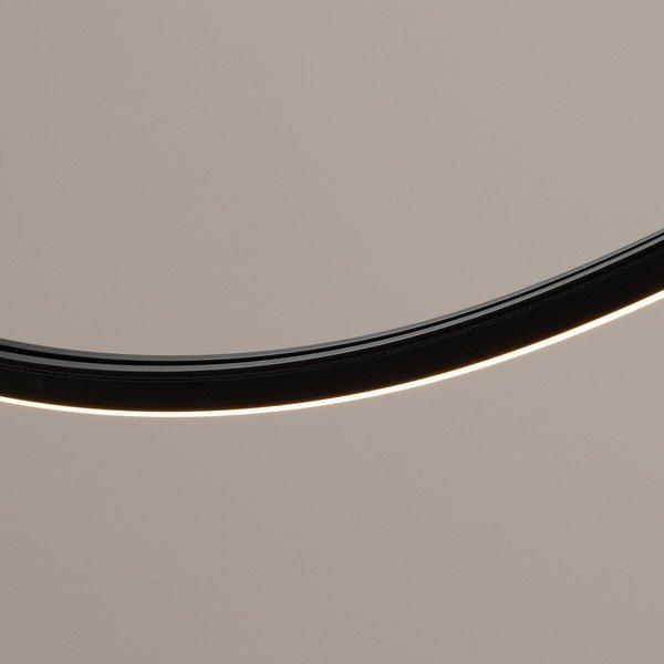 Melna alumīnija LED piekaramā lampa ALVAR – Thoro-image-4