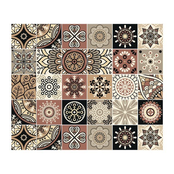 30 mēbeļu uzlīmju komplekts Ambiance Tiles Uzlīmes Mēbelēm Cineloto Mento, 15 x 15 cm-image-2