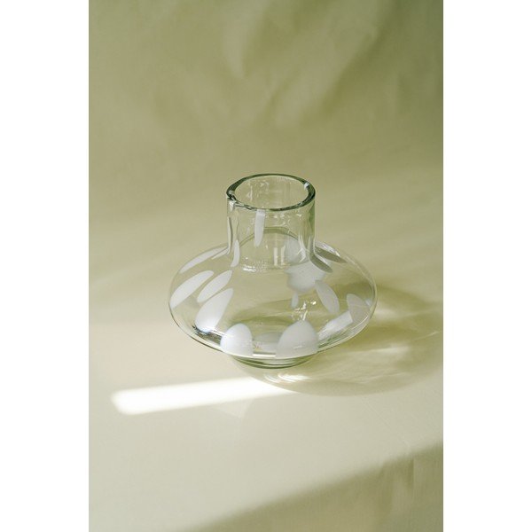 Stikla rokām darināta vāze (augstums 28 cm) Glom – noo.ma-image-1