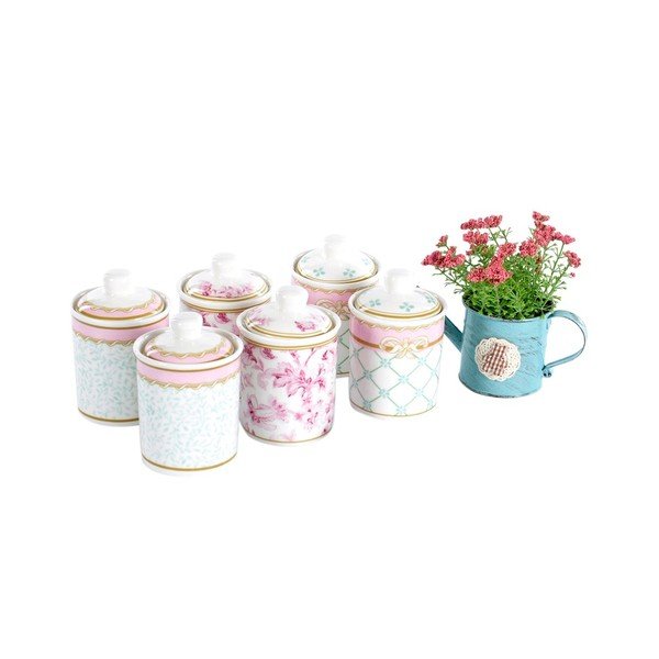 3 porcelāna trauku komplekts ar vāku Cihan Bilisim Tekstil Romance Paris-image-1