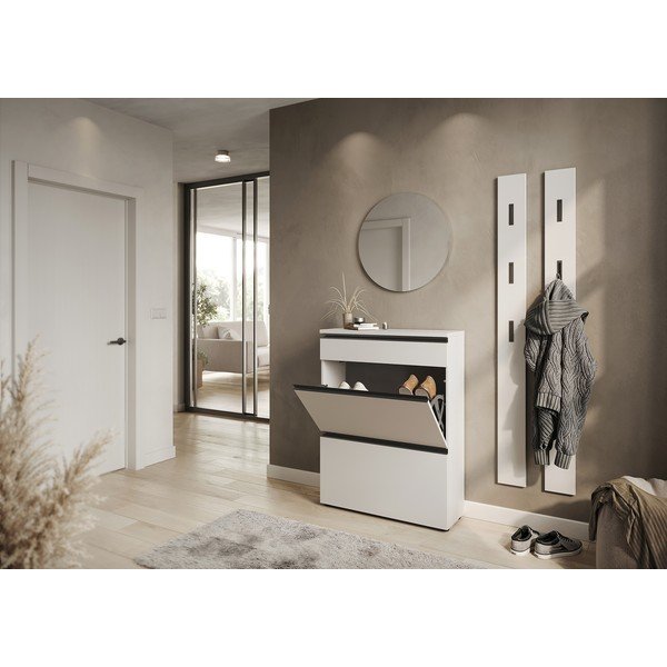 Krēmkrāsas apavu plaukts 80x107x29 cm Baldone – Germania-image-4