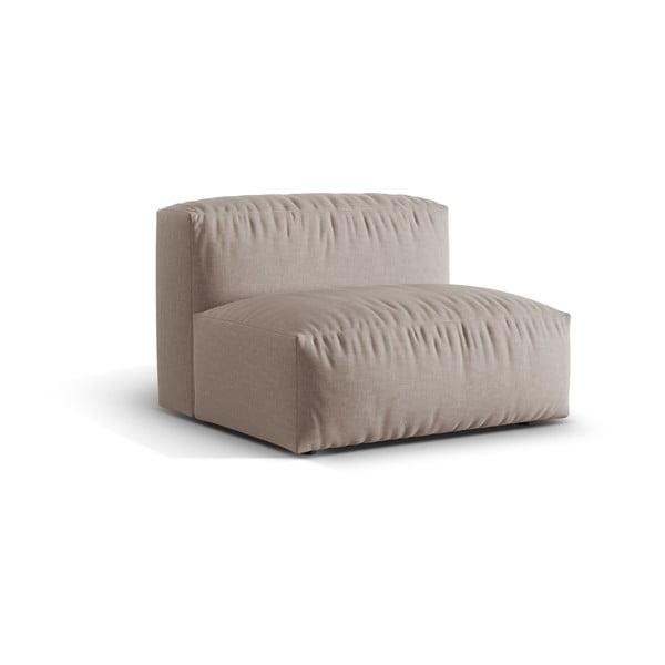 Bēša modulārā dīvāna daļa (vidējā moduļa) Martina – Micadoni Home-image-1