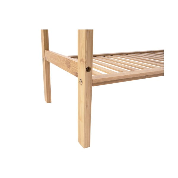 Dabīga toņa bambusa apavu plaukts ar soliņu Dure – Leitmotiv-image-2