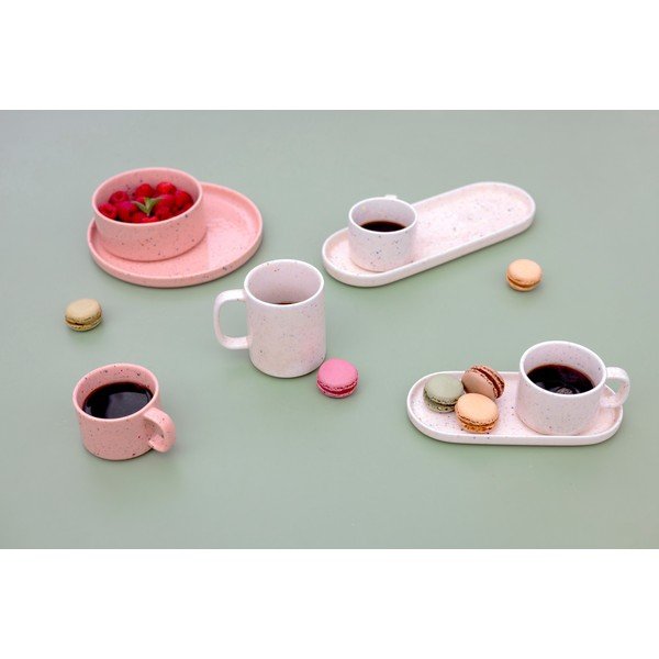 Bēšs porcelāna šķīvis ø 25 cm Fika – ONA-image-4