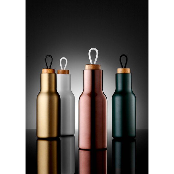 Nerūsējošā tērauda pudele zelta krāsā 890 ml Tempa – Ladelle-image-1