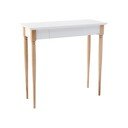 Balts Ragaba Mamo darba galds, platums 65 cm