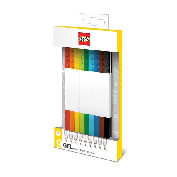 9 LEGO® Pyramid želejas pildspalvu komplekts