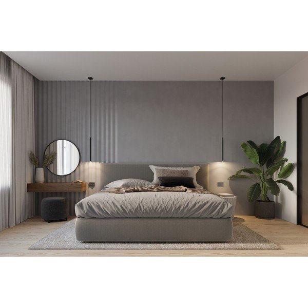 Melna griestu lampa Sollux Fideus Single-image-3