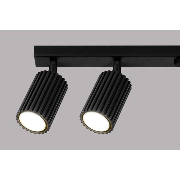 Melna prožektora tipa lampa 6,5x117 cm Gleam – Sollux-image-3