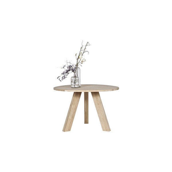 Ēdamgalds no ozolkoka WOOOD Rhonda, ø 129 cm-image-1