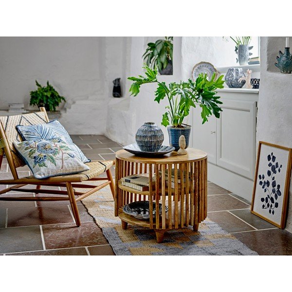 Dabīga toņa mango masīvkoka apaļš žurnālgaldiņš ø 60 cm Sali – Bloomingville-image-4