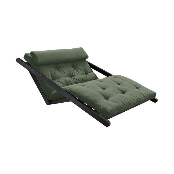 Divvietīgs maināms atpūtas krēsls Karup Design Figo Black/Olive Green