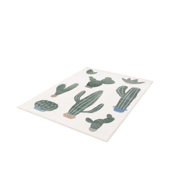 Zaļš/ziloņkaula krāsas bērnu paklājs 80x150 cm Cacto Malachite – FD-image-4